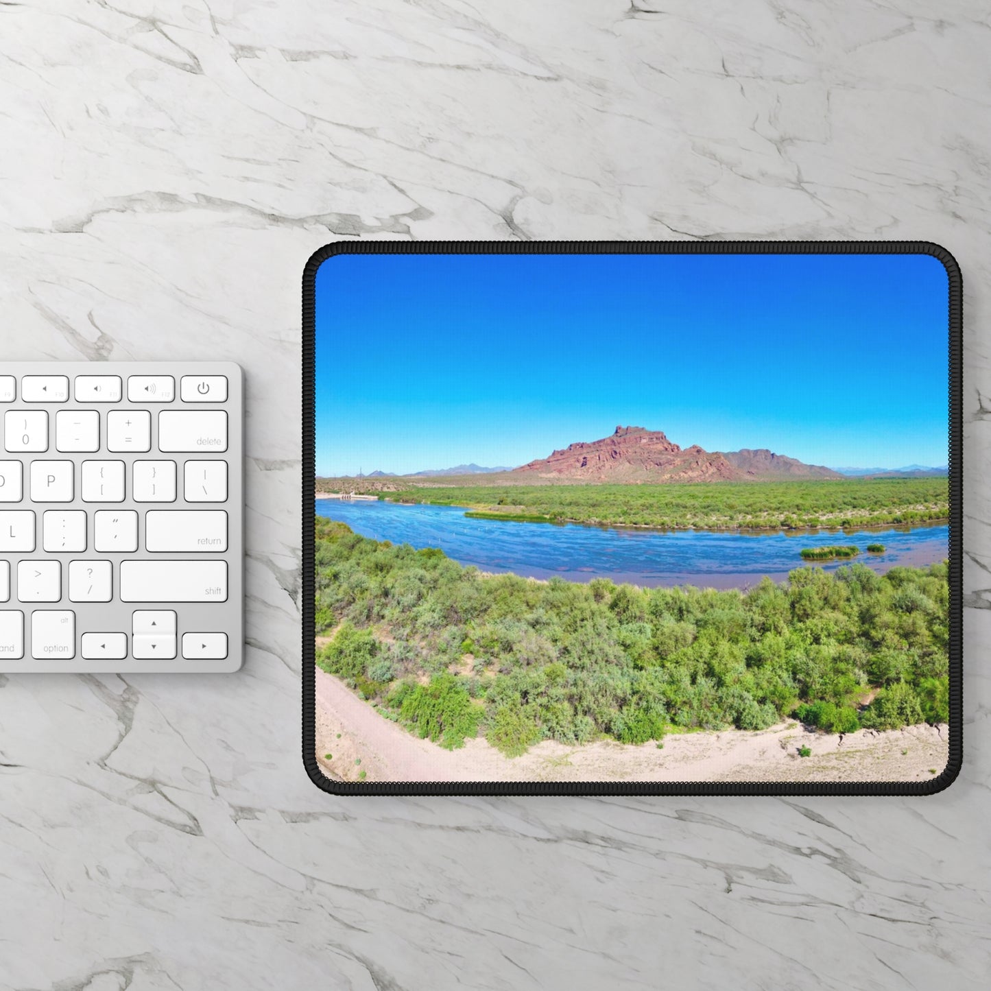 Arizona Desert River Oasis Mouse Pad