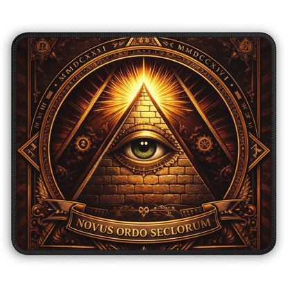All-Seeing Eye Pyramid Mouse Pad
