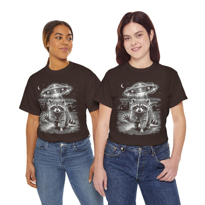 Raccoon UFO Encounter T-Shirt