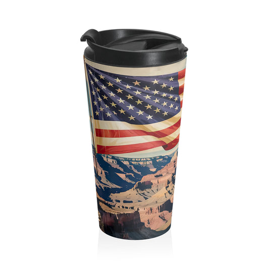 American Canyon Mug – 15oz Stainless Steel Travel Cup