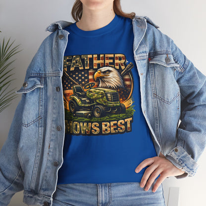 Father Mows Best Lawn Mower T-Shirt