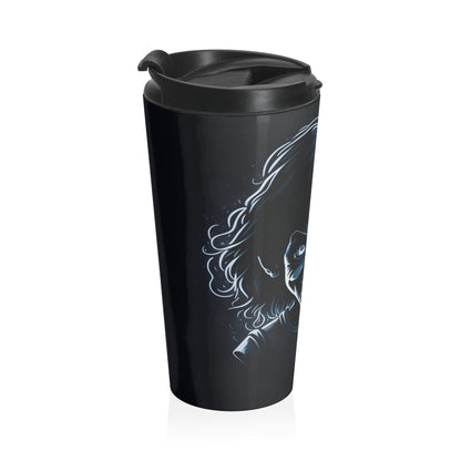 Demonic Grin Stainless Steel Travel Mug – 15oz