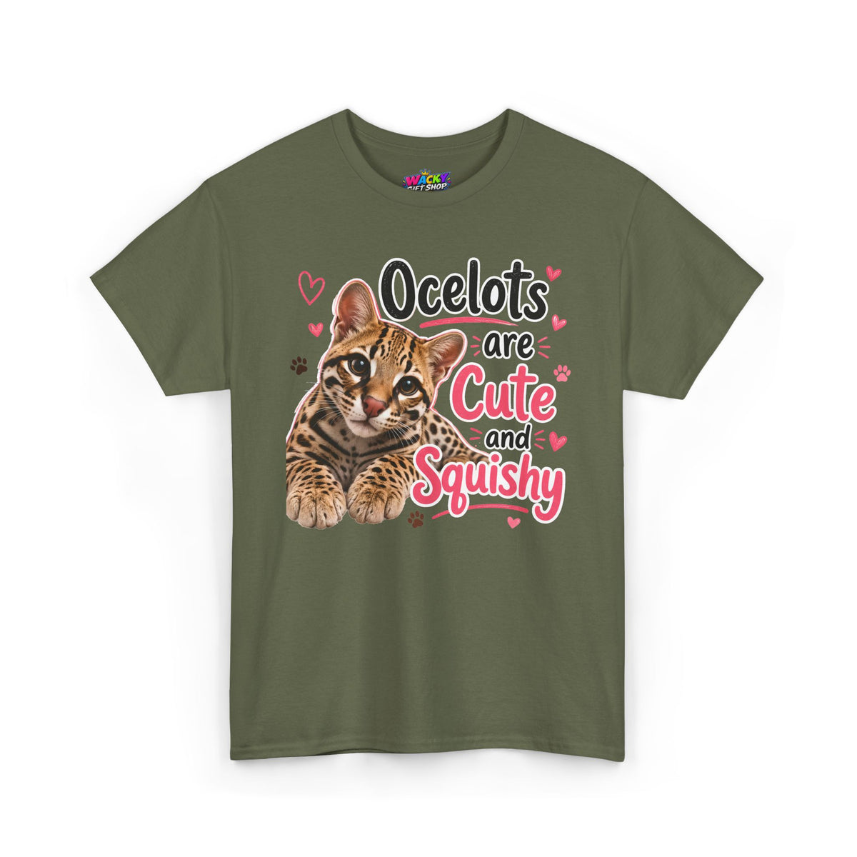 Ocelots Are Cute and Squishy T-Shirt