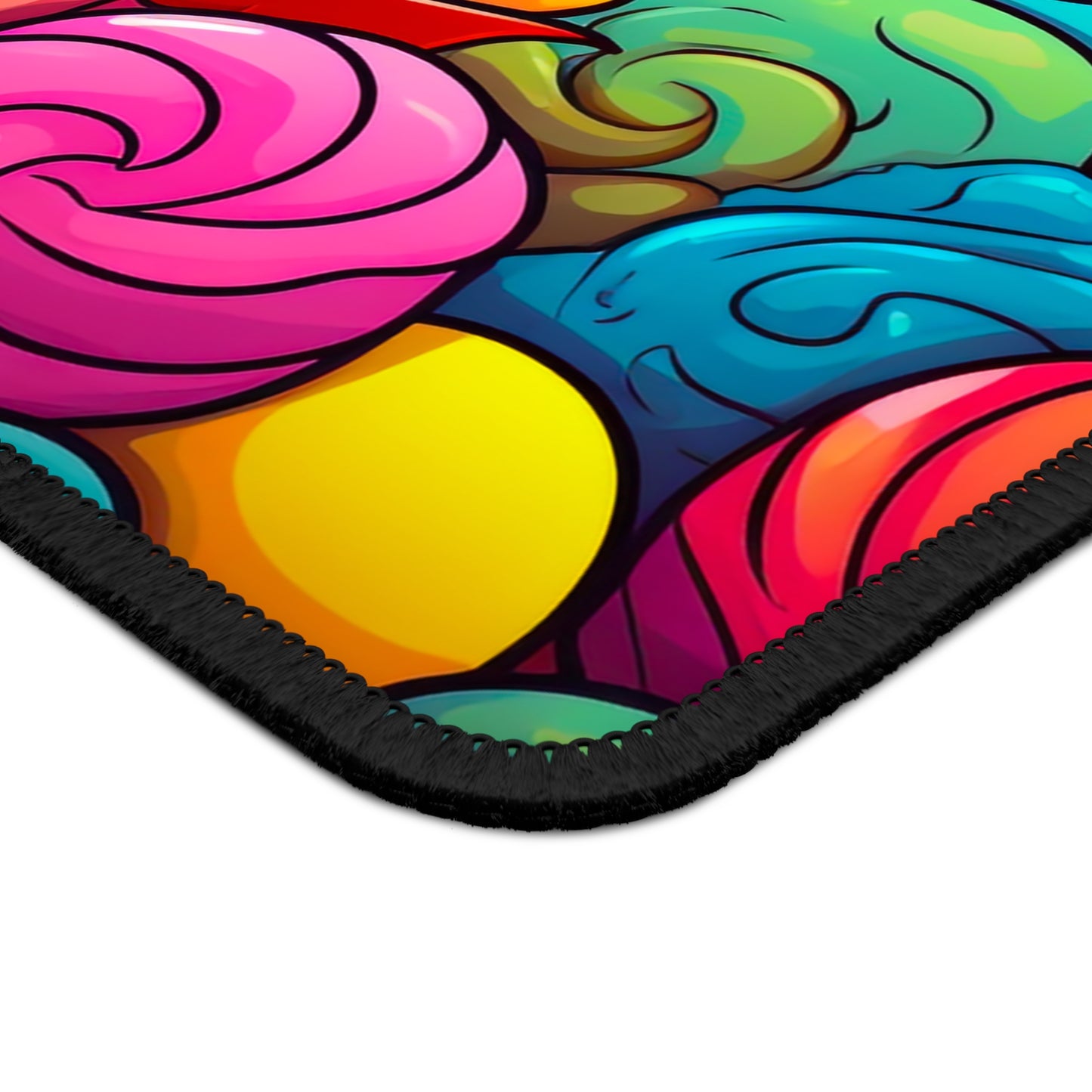 Smiley Cupcake Candy Chaos Mouse Pad
