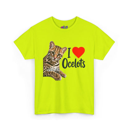 I Love Ocelots T-Shirt