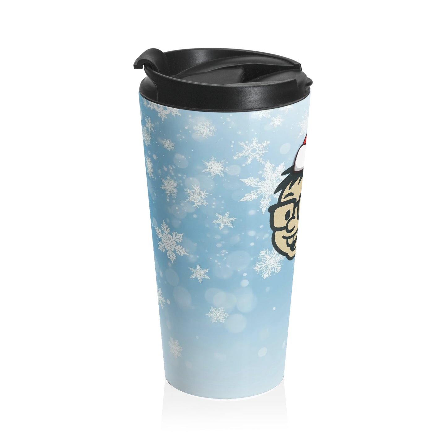 Holiday Nerdy Santa Travel Mug