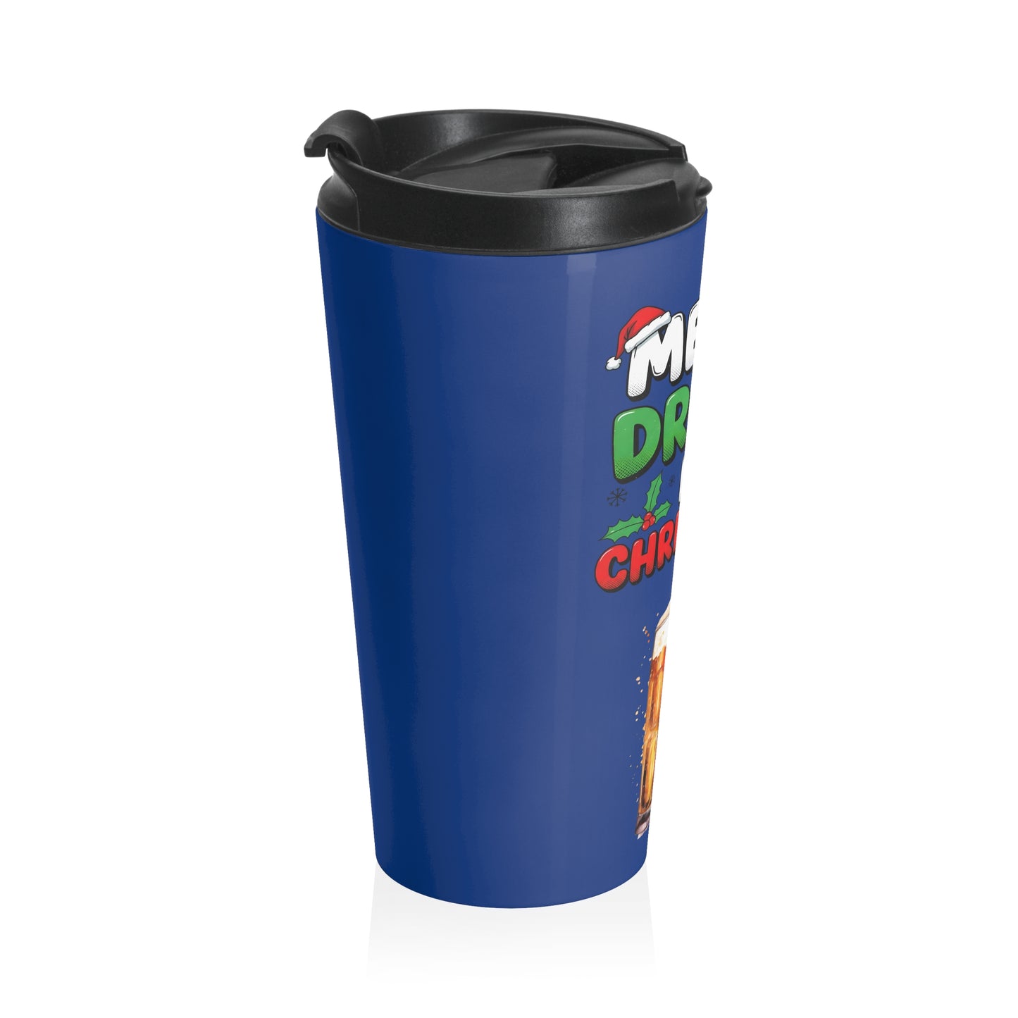 Merry Drunk Christmas Travel Mug