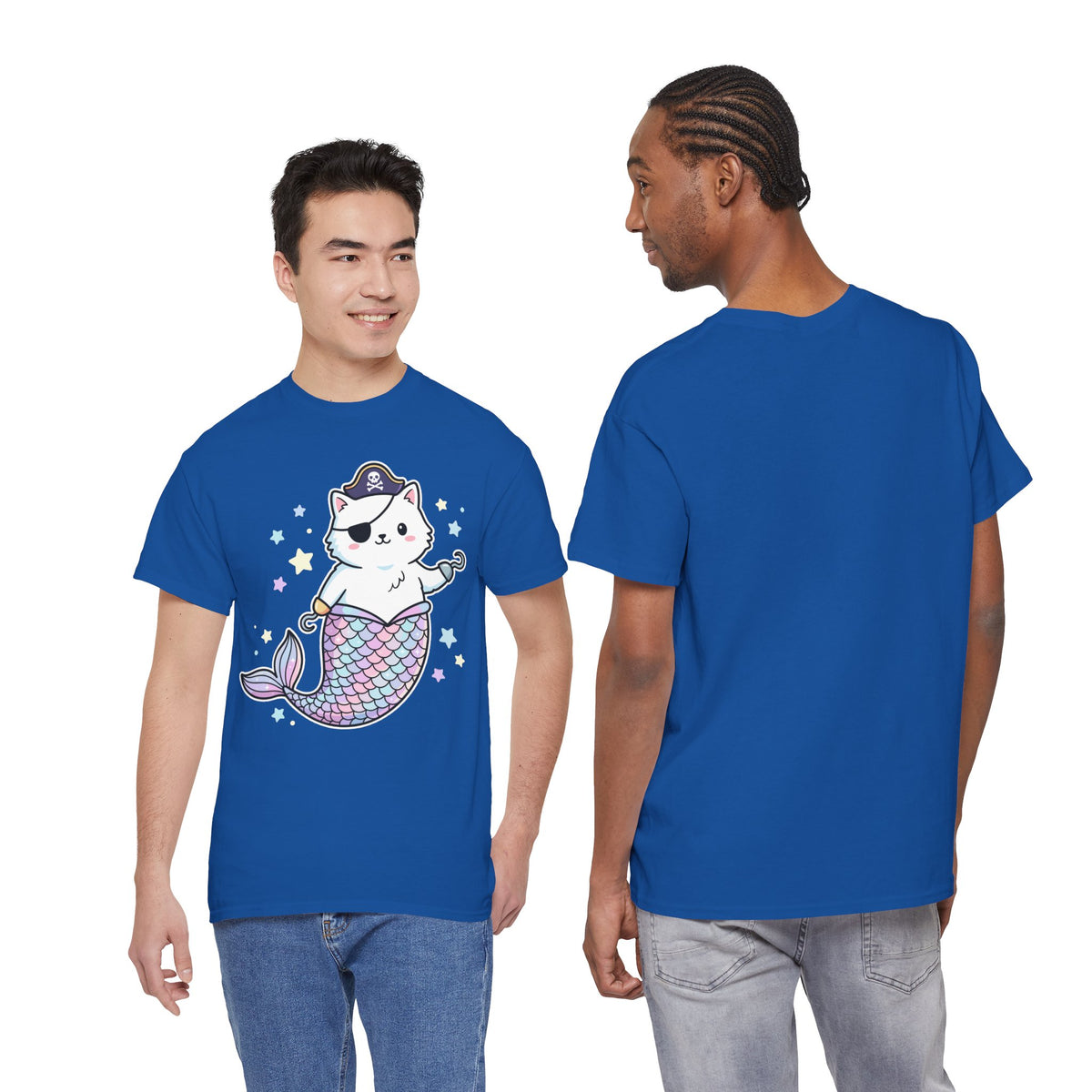 Pirate Mermaid Cat T-Shirt