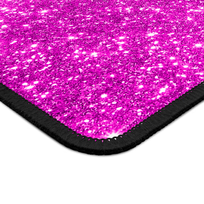 Pink Glitter Mouse Pad