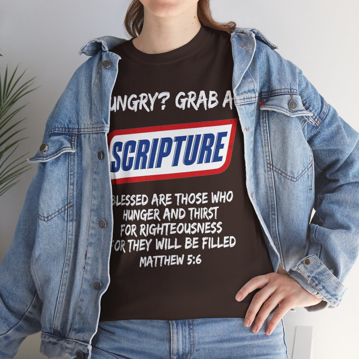 Hungry? Grab a Scripture Christian T-Shirt