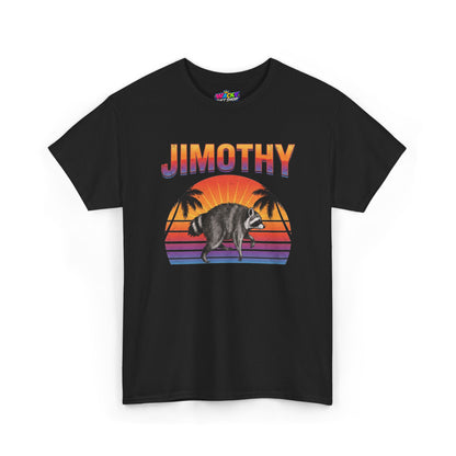 Jimothy Retro Sunset Raccoon T-Shirt