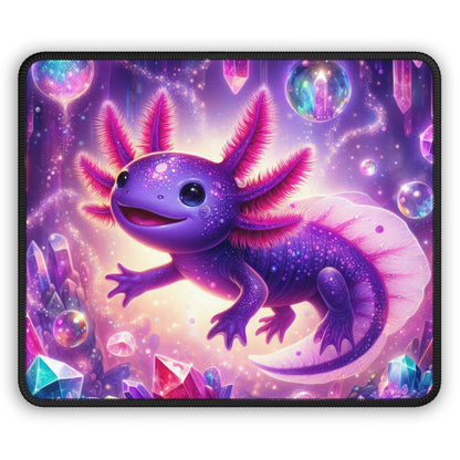 Cosmic Galaxy Axolotl Mouse Pad