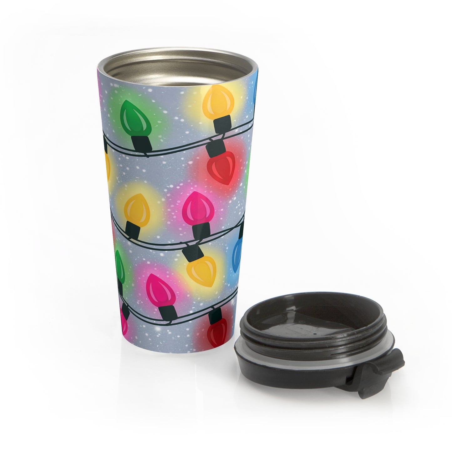 Festive Lights Travel Mug