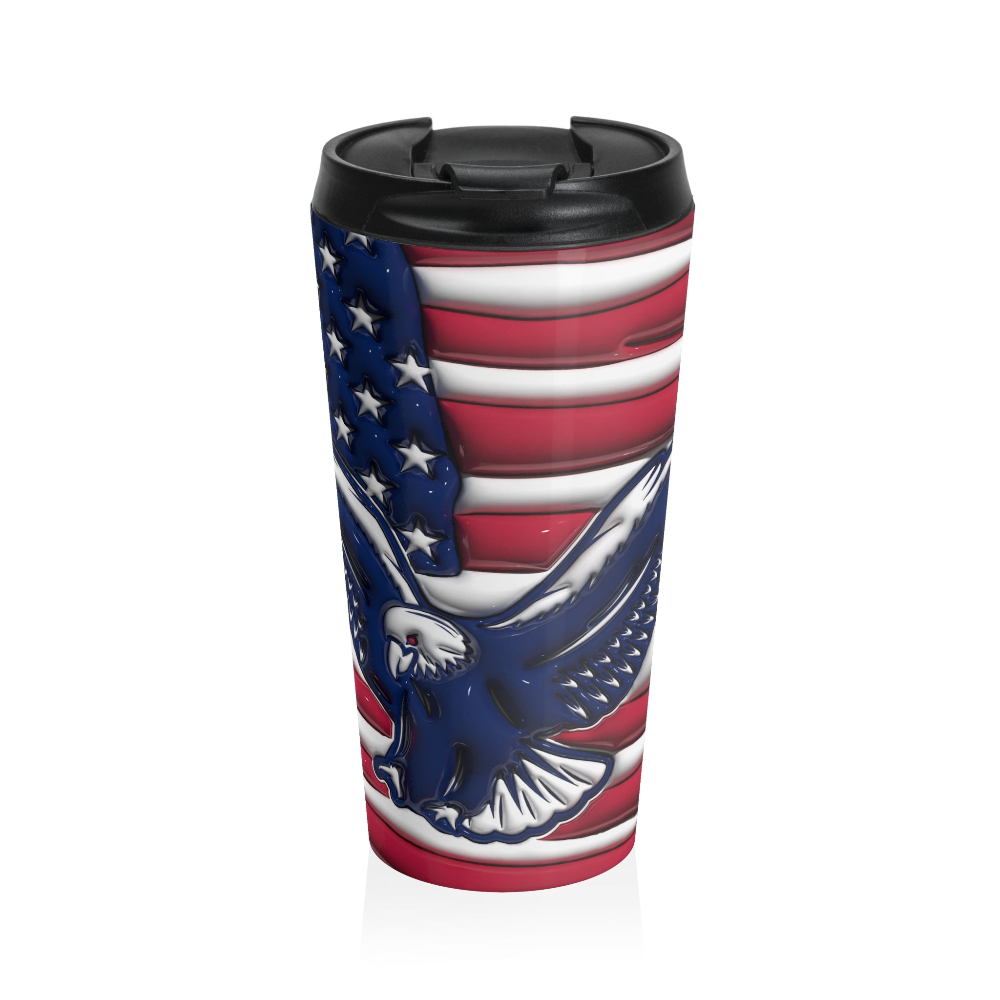 Freedom Flies American Eagle Stainless Steel Travel Mug