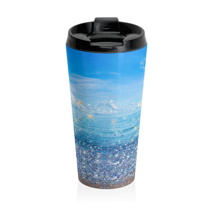 Summer Vibes Stainless Steel Travel Mug