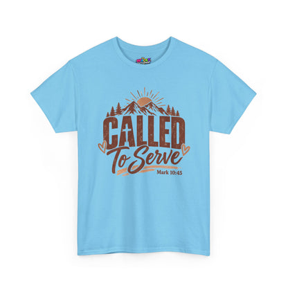 Called to Serve Mark 10:45 Christian T-Shirt