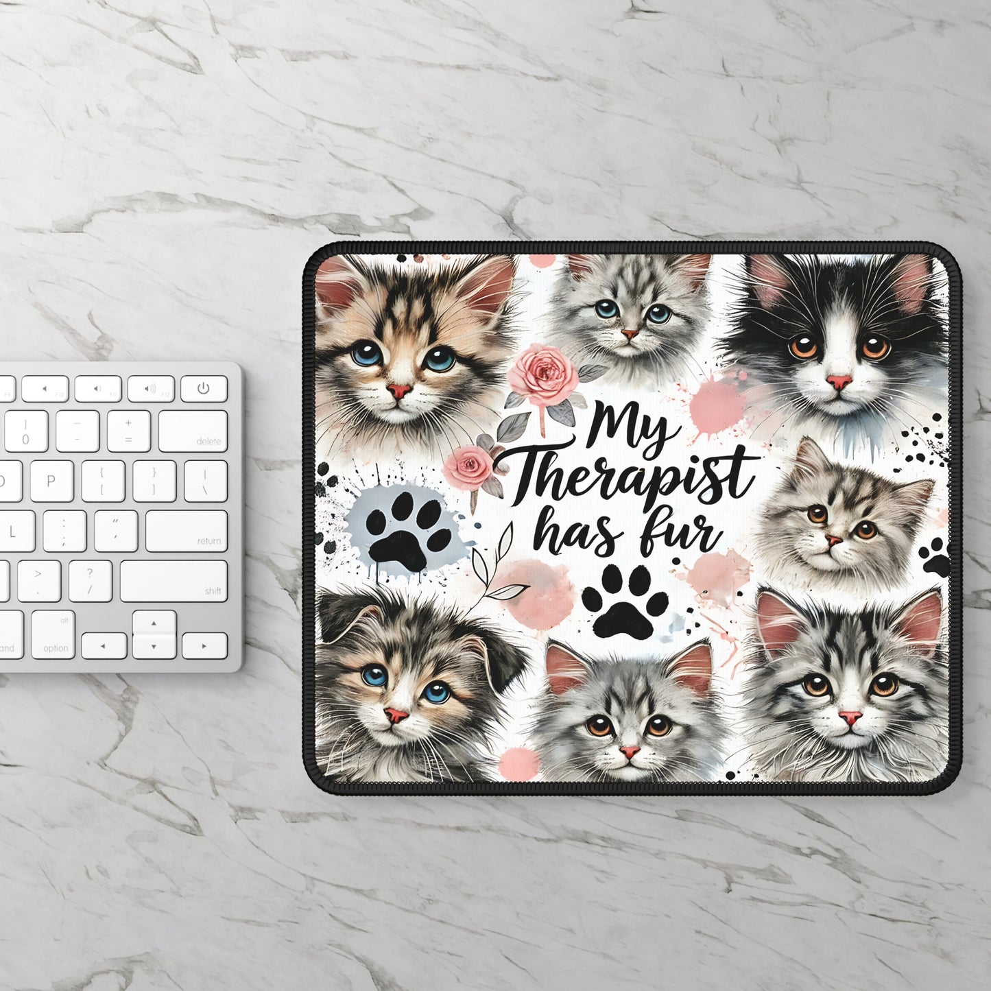 My Therapist Has Fur Mouse Pad