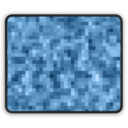 Blue Digital Camo Mouse Pad