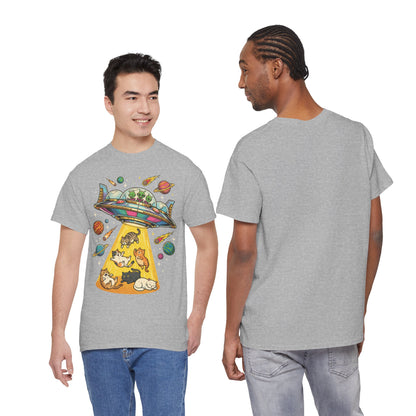 Alien Cat Abduction T-Shirt
