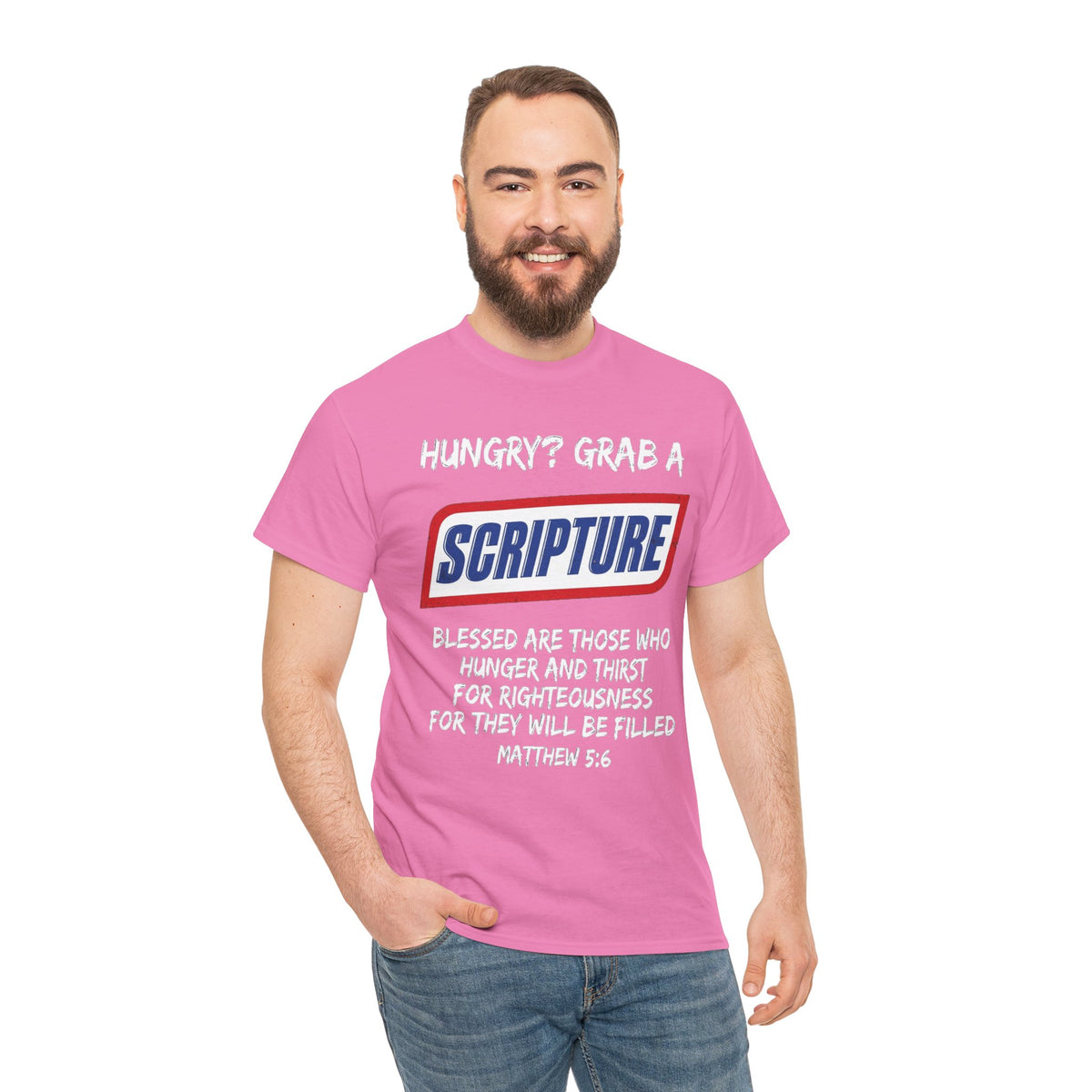 Hungry? Grab a Scripture Christian T-Shirt