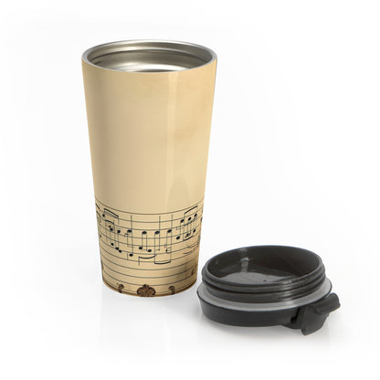 Vintage Sheet Music Travel Mug