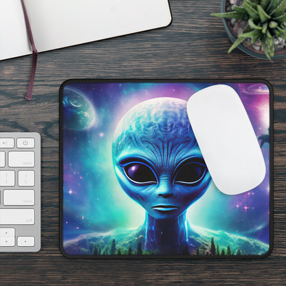Galactic Guardian Alien Mouse Pad