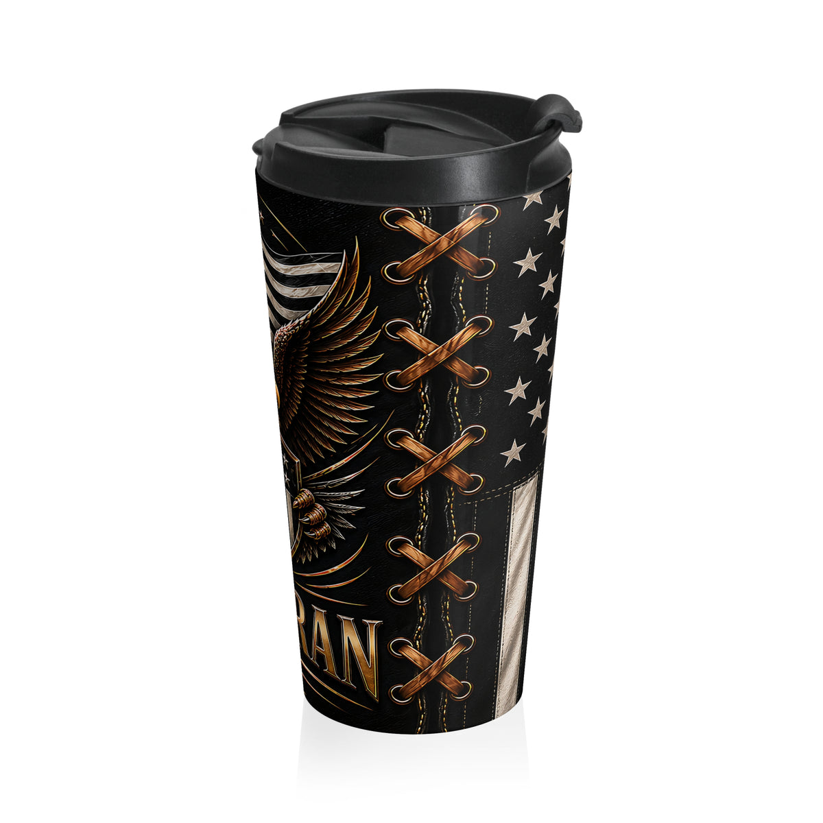 American Veteran Eagle Stainless Steel Travel Mug
