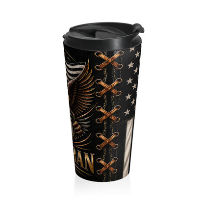 American Veteran Eagle Stainless Steel Travel Mug