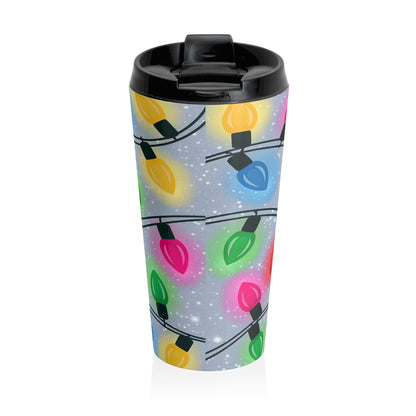 Christmas Lights Travel Mug
