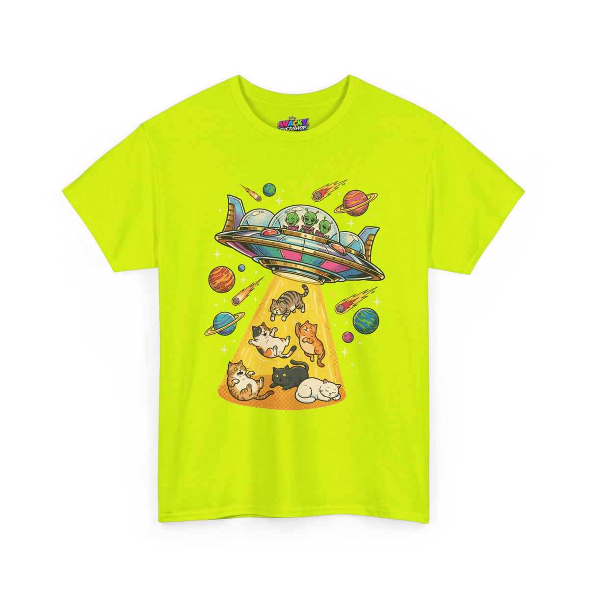 Alien Cat Abduction T-Shirt
