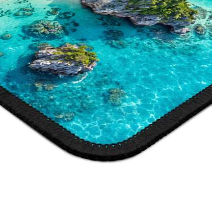 Tropical Island Escape Mouse Pad