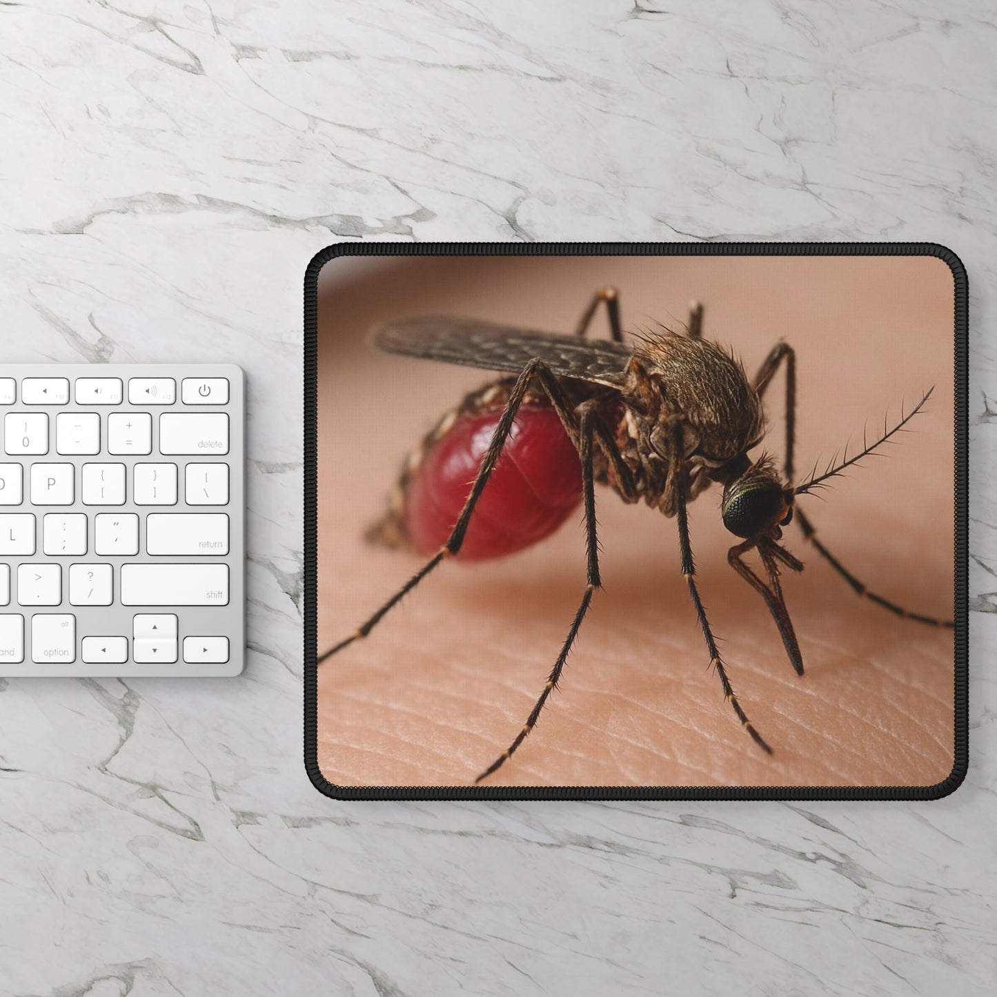 Mosquito Feeding Macro Mouse Pad
