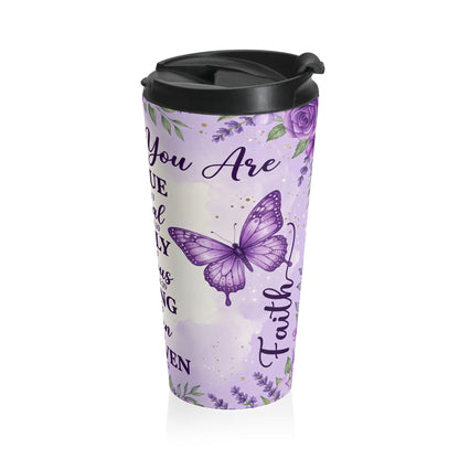 God Says You Are… Inspirational Christian Stainless Steel Travel Mug