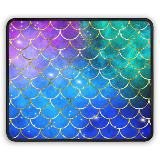 Celestial Mermaid Scale Mouse Pad
