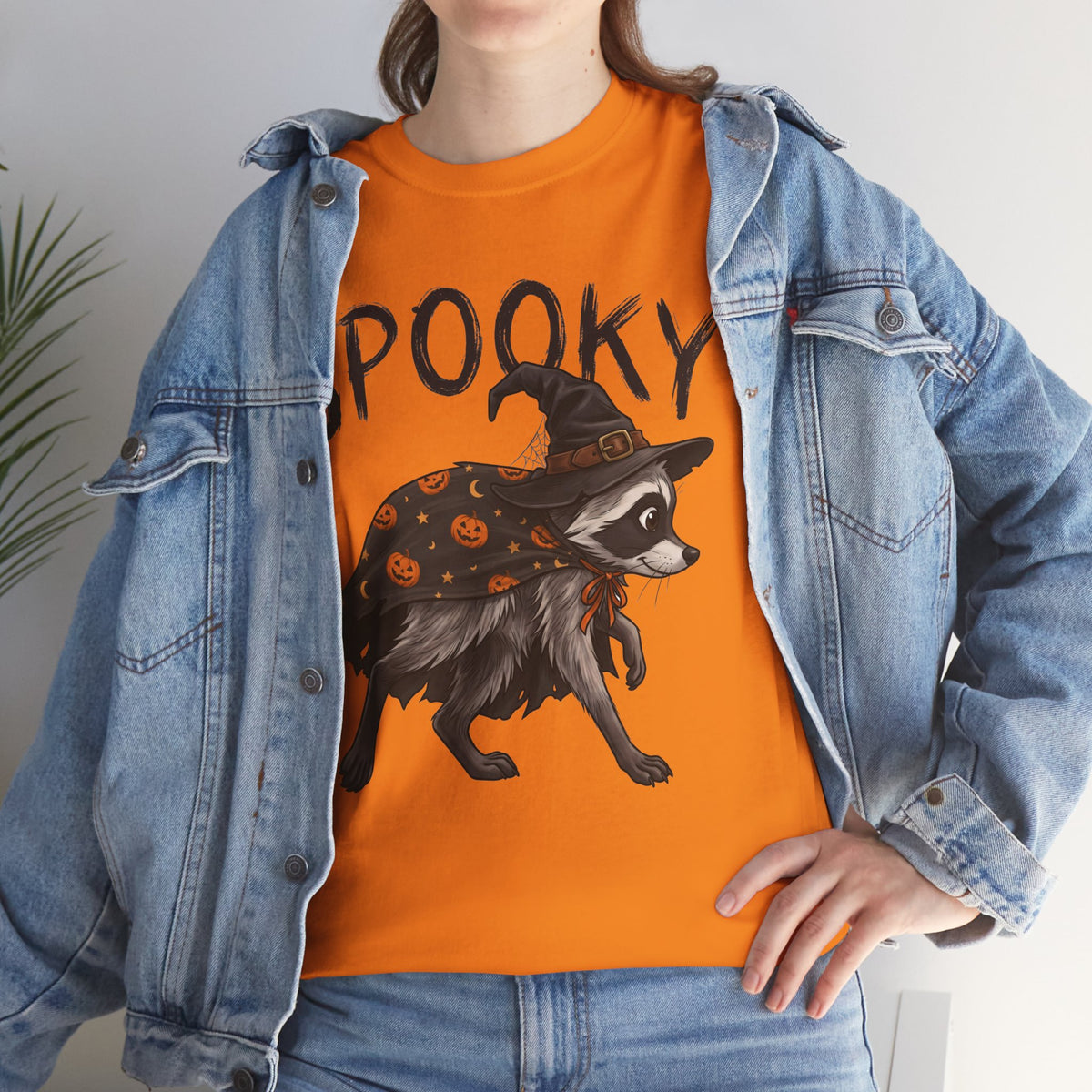 Spooky Raccoon Witch T-Shirt