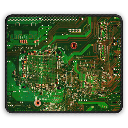 Emerald Circuit Core Mouse Pad