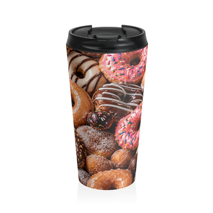 Donut Overload Stainless Steel Travel Mug