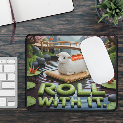 Roll With It Sheep Mouse Pad