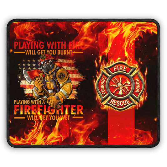 Playing With Fire Mouse Pad