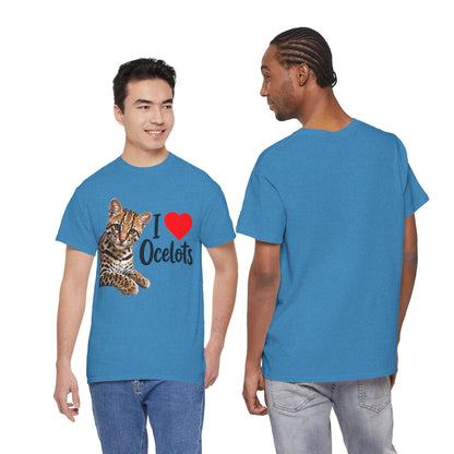 I Love Ocelots T-Shirt
