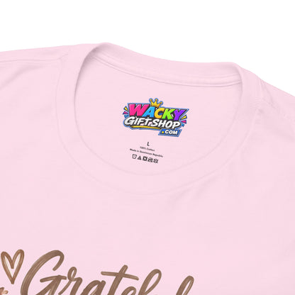 Grateful Thankful Blessed Christian T-Shirt