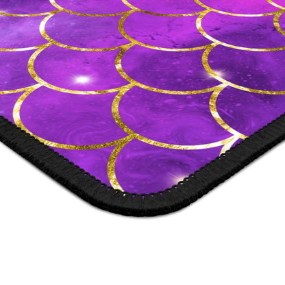 Cosmic Mermaid Scales Mouse Pad