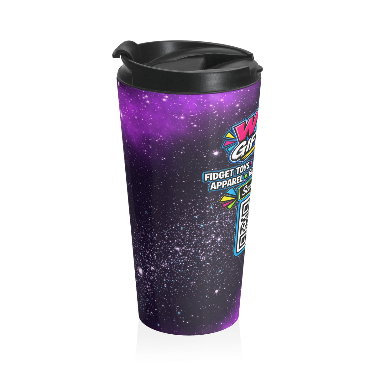 Official WackyGiftShop.com Stainless Steel Travel Mug