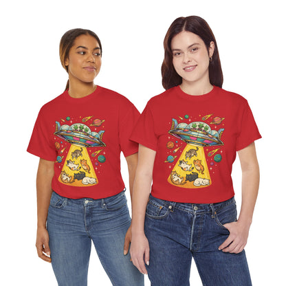Alien Cat Abduction T-Shirt