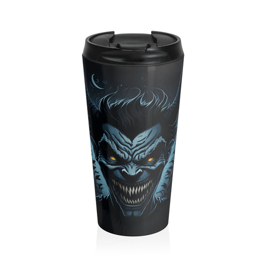 Midnight Demon Stainless Steel Travel Mug – 15oz