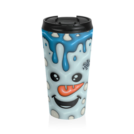 Frosty Face Mug – 15oz Stainless Steel Travel Cup