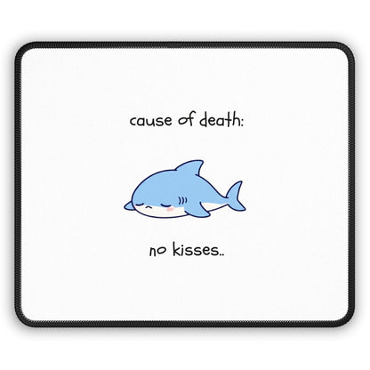 No Kisses Shark Mouse Pad