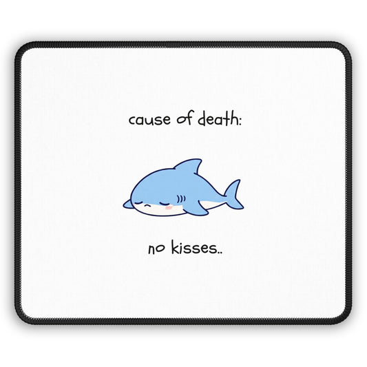 No Kisses Shark Mouse Pad