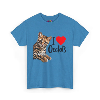 I Love Ocelots T-Shirt