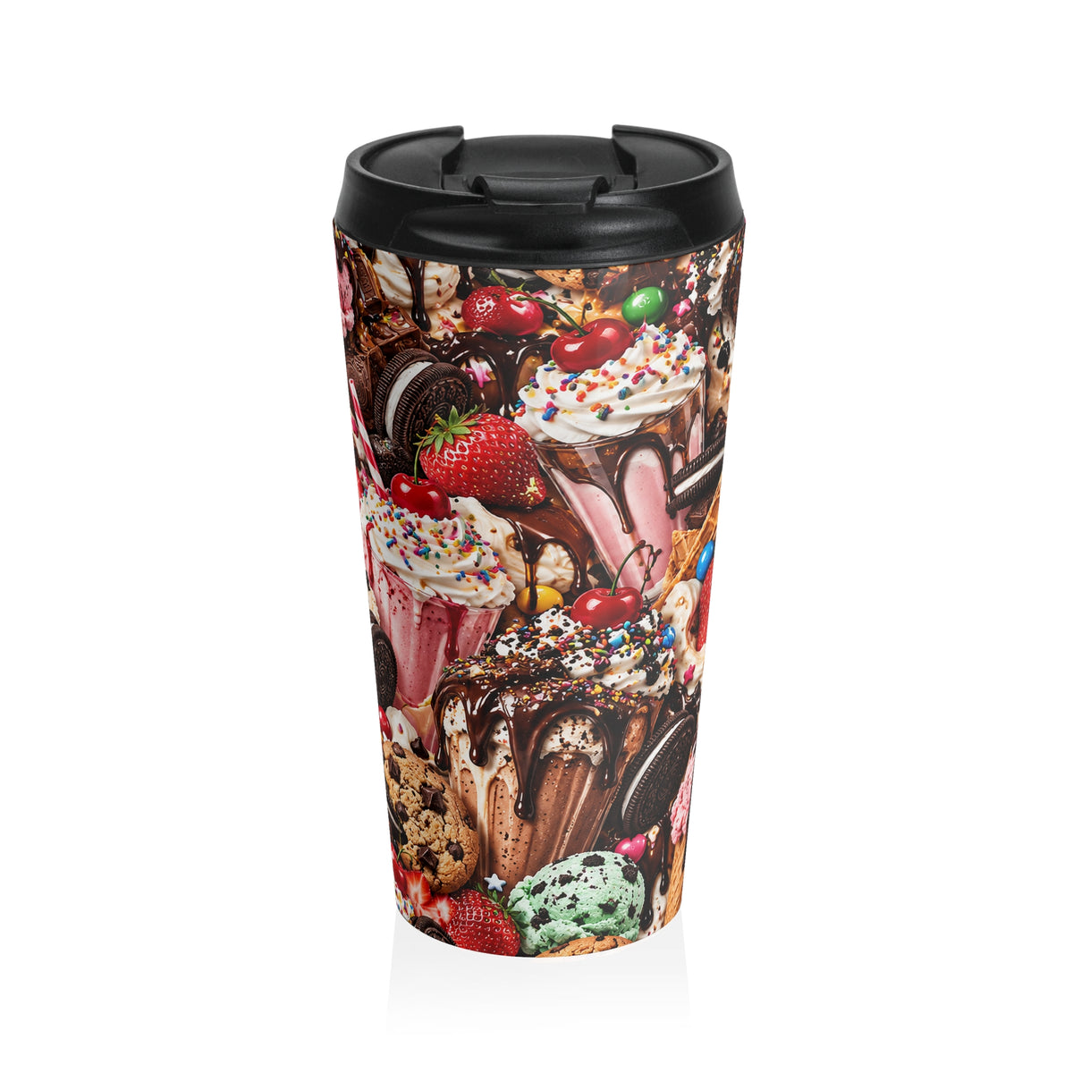 Sweet Tooth Overload Stainless Steel Travel Mug